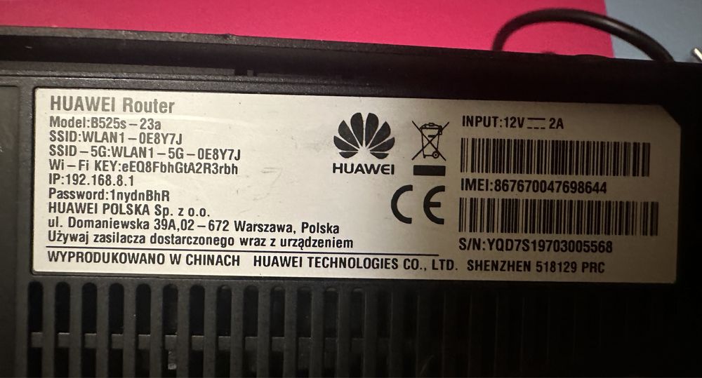 Router Huawei B525s-23a