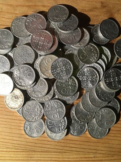 Moedas portuguesas de escudos/Coleccionador/Numismática