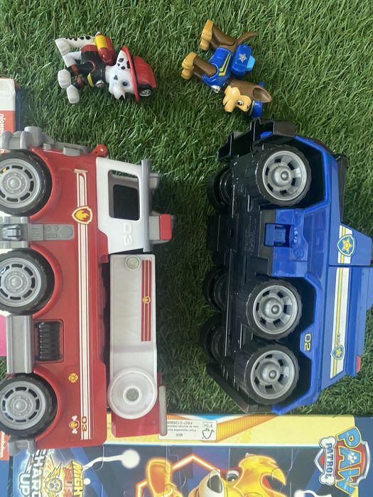 Patrulha Pata Marshall & Chase bombeiros e policia