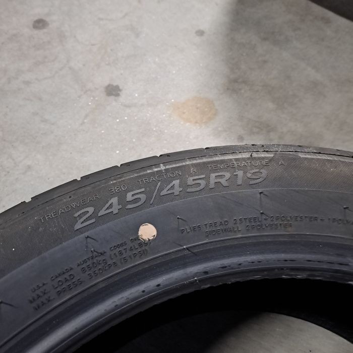 4 pneus Hankook Ventus S1 Evo3 245/45 R19 102Y XL  (*)  MO "novos"