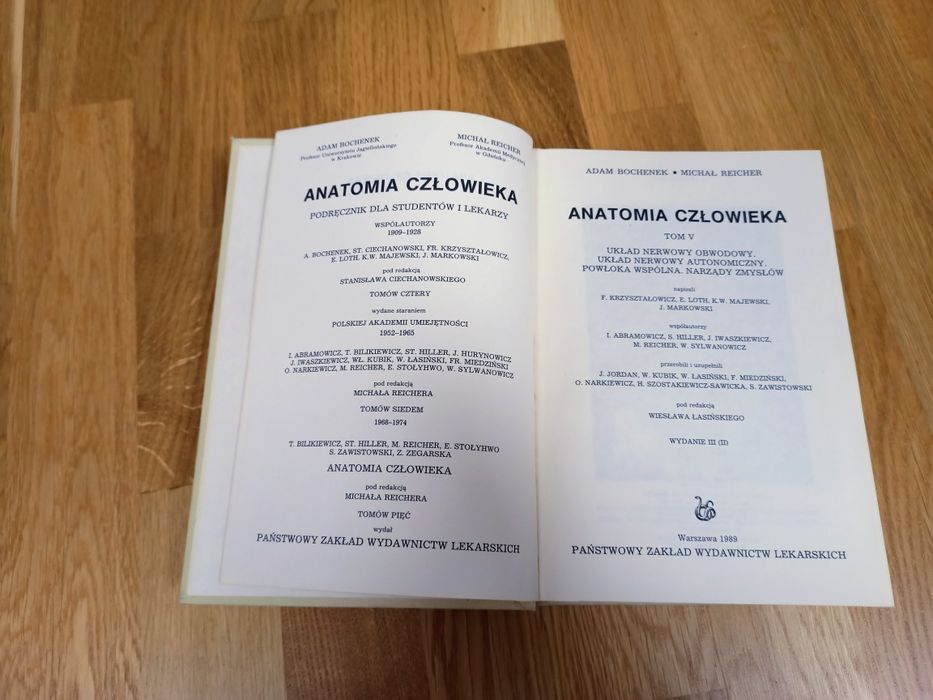 Anatomia człowieka Bochenek Reicher tom 5