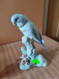 Figurka porcelanowa papuga Valencia