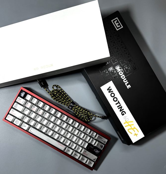 Кастом Tofu60 Redux + Wooting 60HE