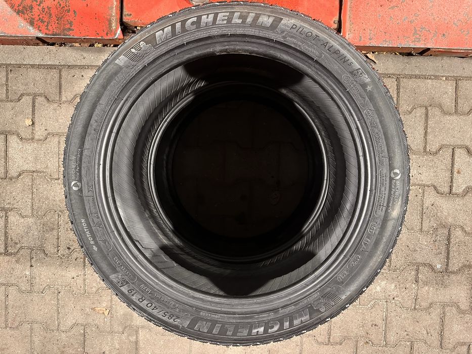 2 Opony 7mm Zimowe Michelin PilotAlpin 285/40R19