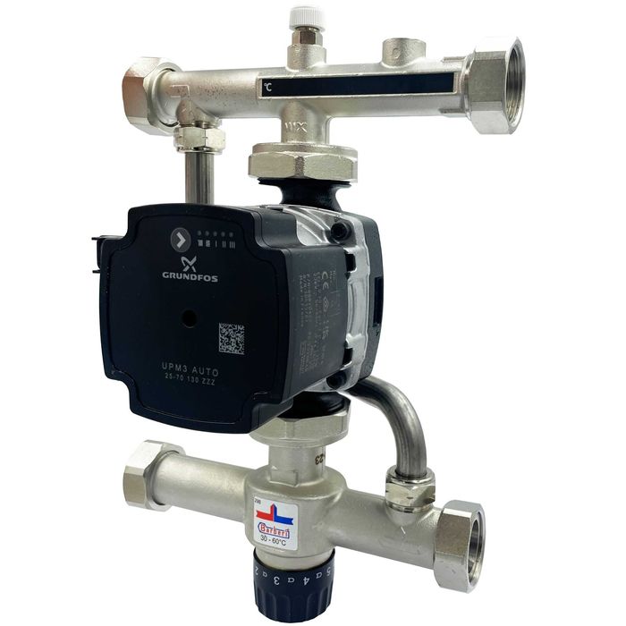 Grupa Mieszająca 1'' Pompowa Do Podłogówki Do Rozdzielaczy Barberi