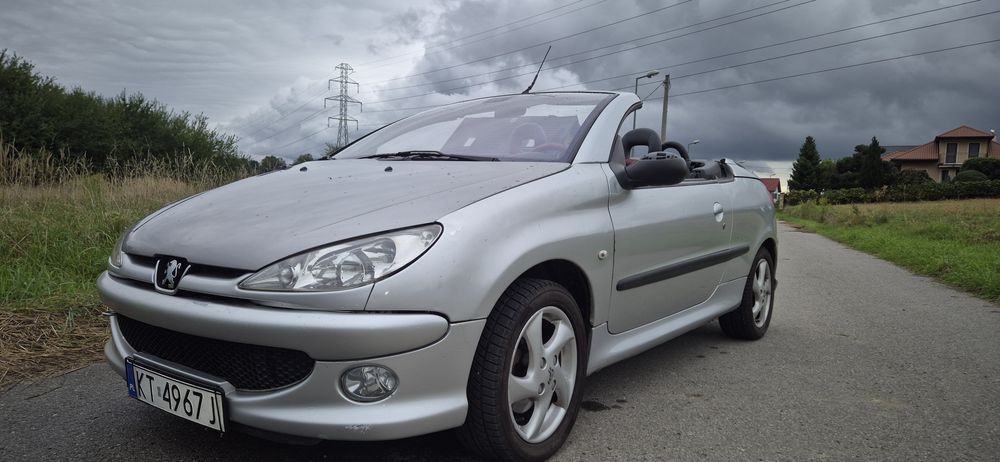 Peugeot 206cc cabrio 1.6 skóra zadbany
