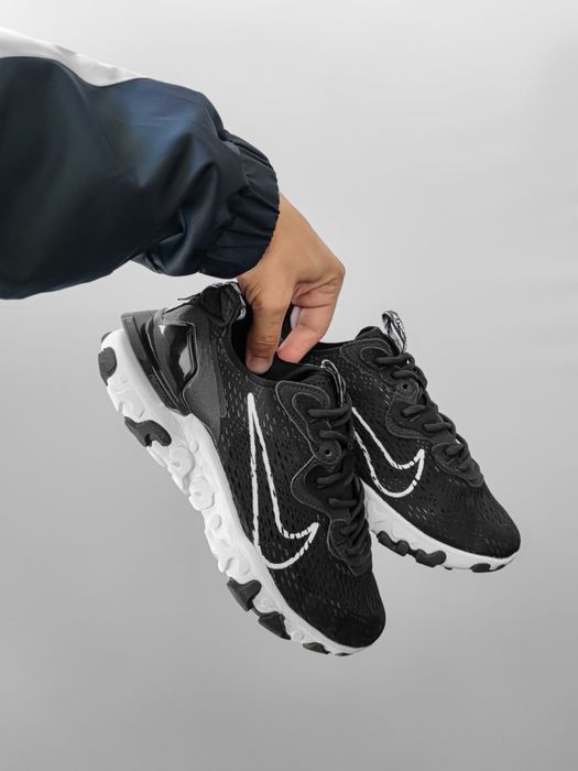!SALE! Nike React Vision Black/White 40 41 42 43 44 45 найк реакти