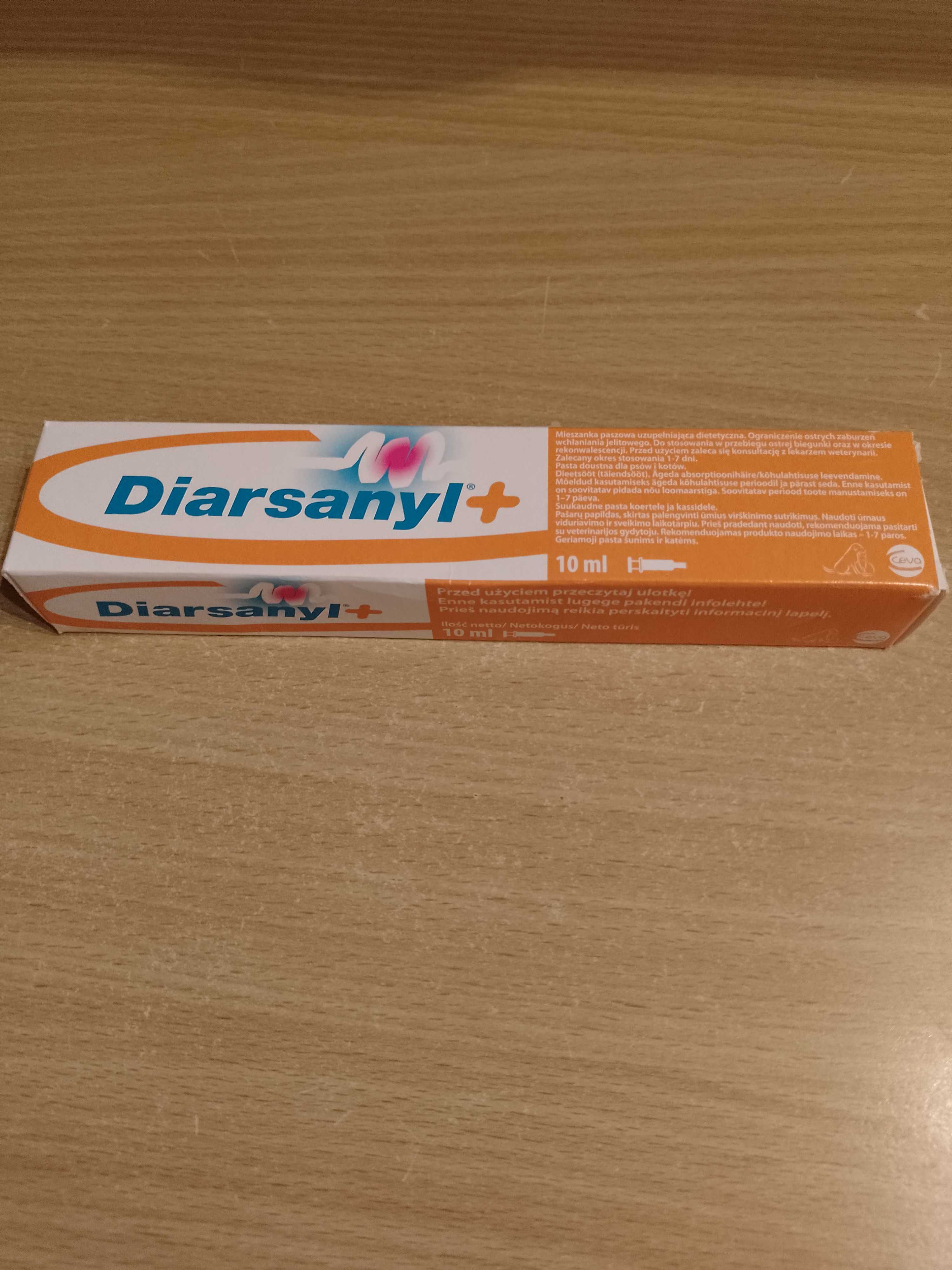 Diarsanyl pasta przeciwbiegunkowe dla psów i kotów