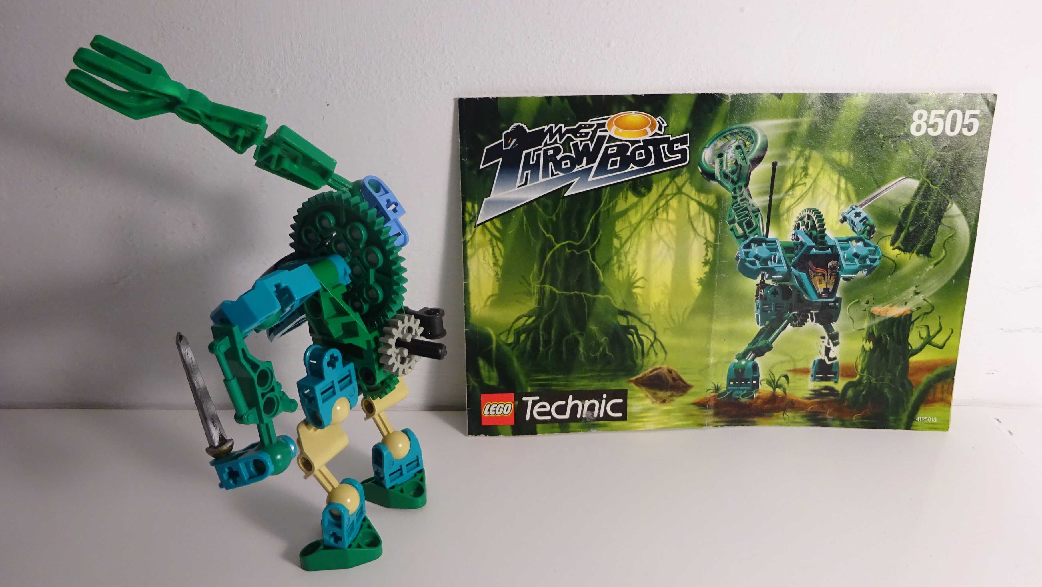 Bionicle 8505 Throw Bots INSTRUKCJA Technic Slizer rycerz figurka Lego