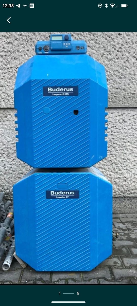 Buderus 29 kw piec olejowy na ropę