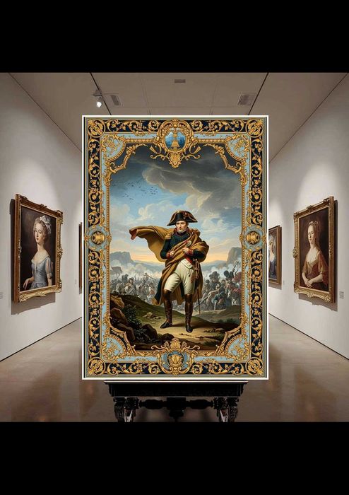 Obraz na płótnie - Napoleon Bonaparte - wielkość 59 cm x 84 cm