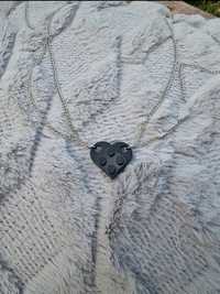 Naszyjnik dla par przyjaźni srebrny łańcuszek
serce lego alternative m