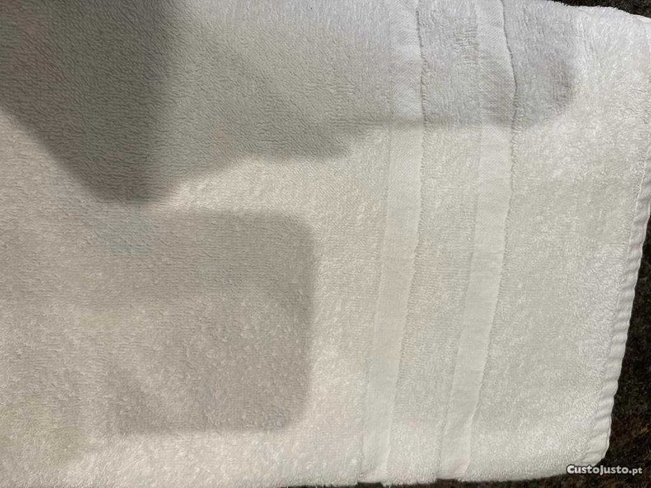 Toalhas de banho branco 100% algodão 1,35M X 0.66CM