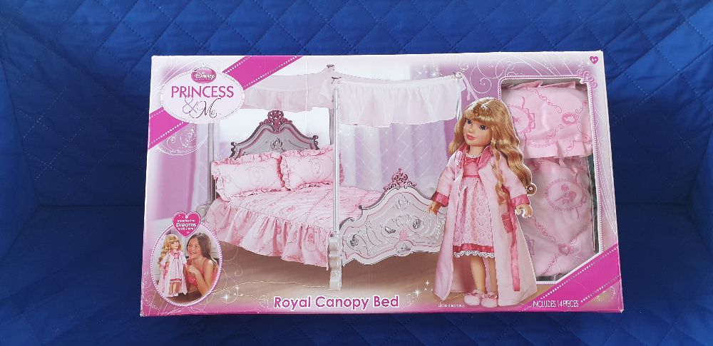Disney Princess & Me Royal Canopy Bed-Królewskie łóżko z baldachimem 2