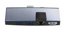 Adapter 6w1 HUB USB-C HDMI SD 4K LAN ttst1526