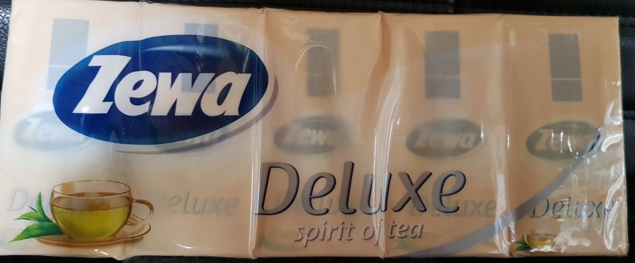 Бумажные носовые платочки Zewa Deluxe (10 упаковок)