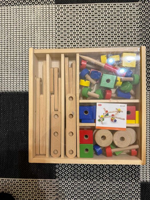 Дерев'яний конструктор Viga Toys на 53 деталі