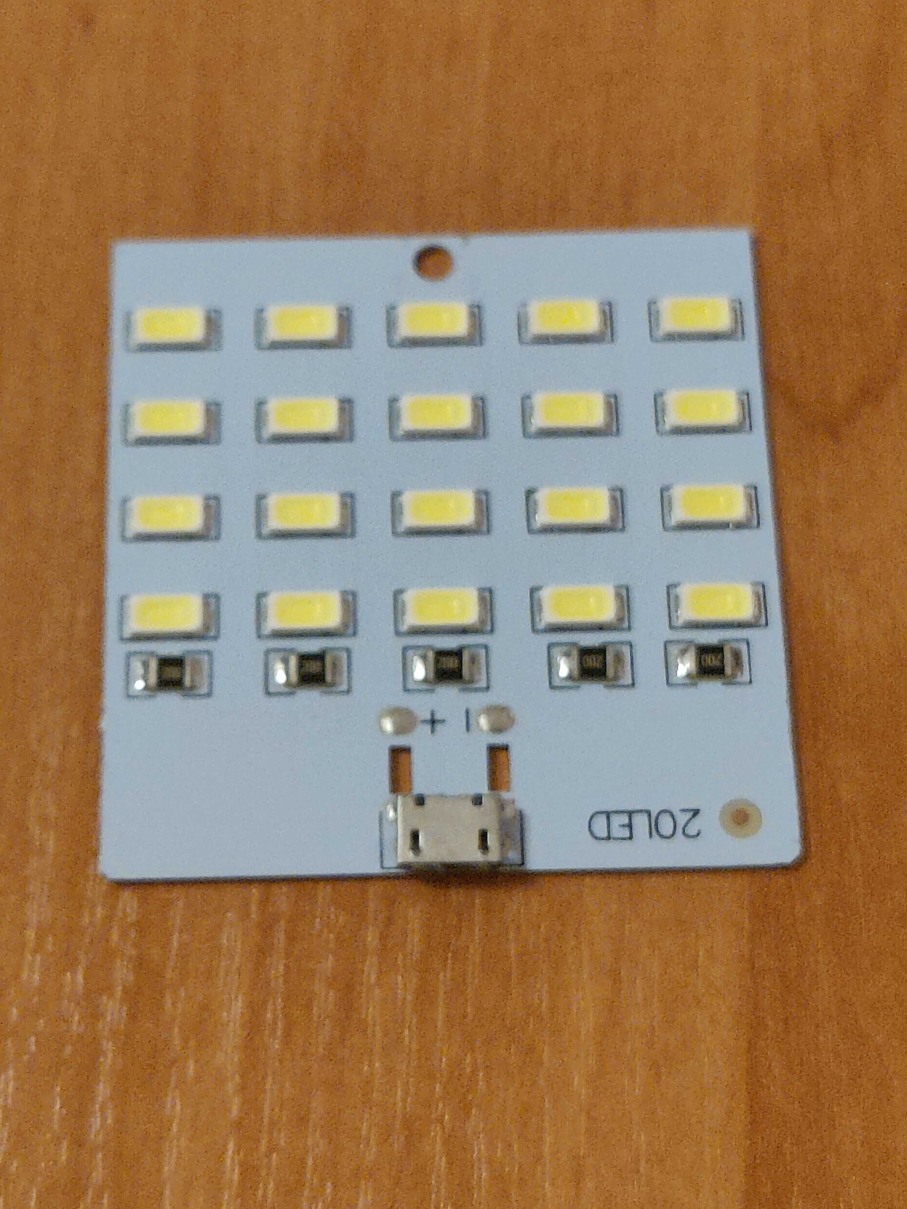 Лед светильник лампа светодиодная led mikro usb матрица