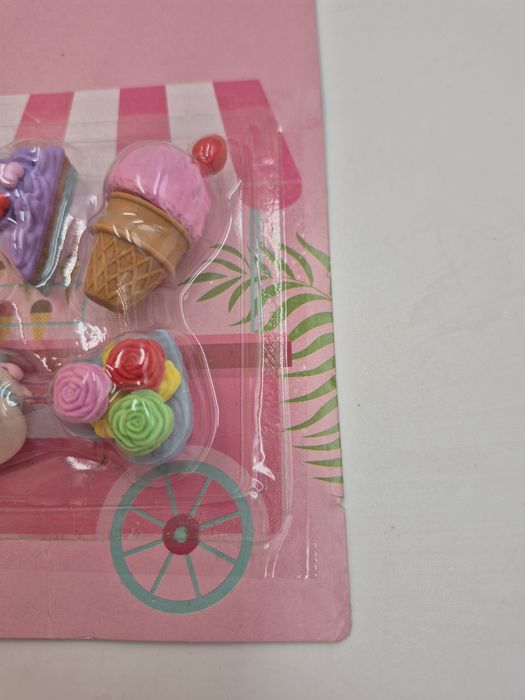 Zestaw 4 gumek do ścierania mazania kayet kolorowy kramik