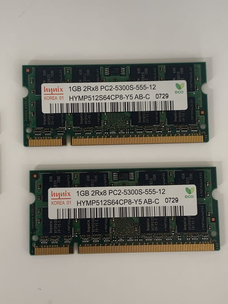 Memoria DDR2 2x1GB