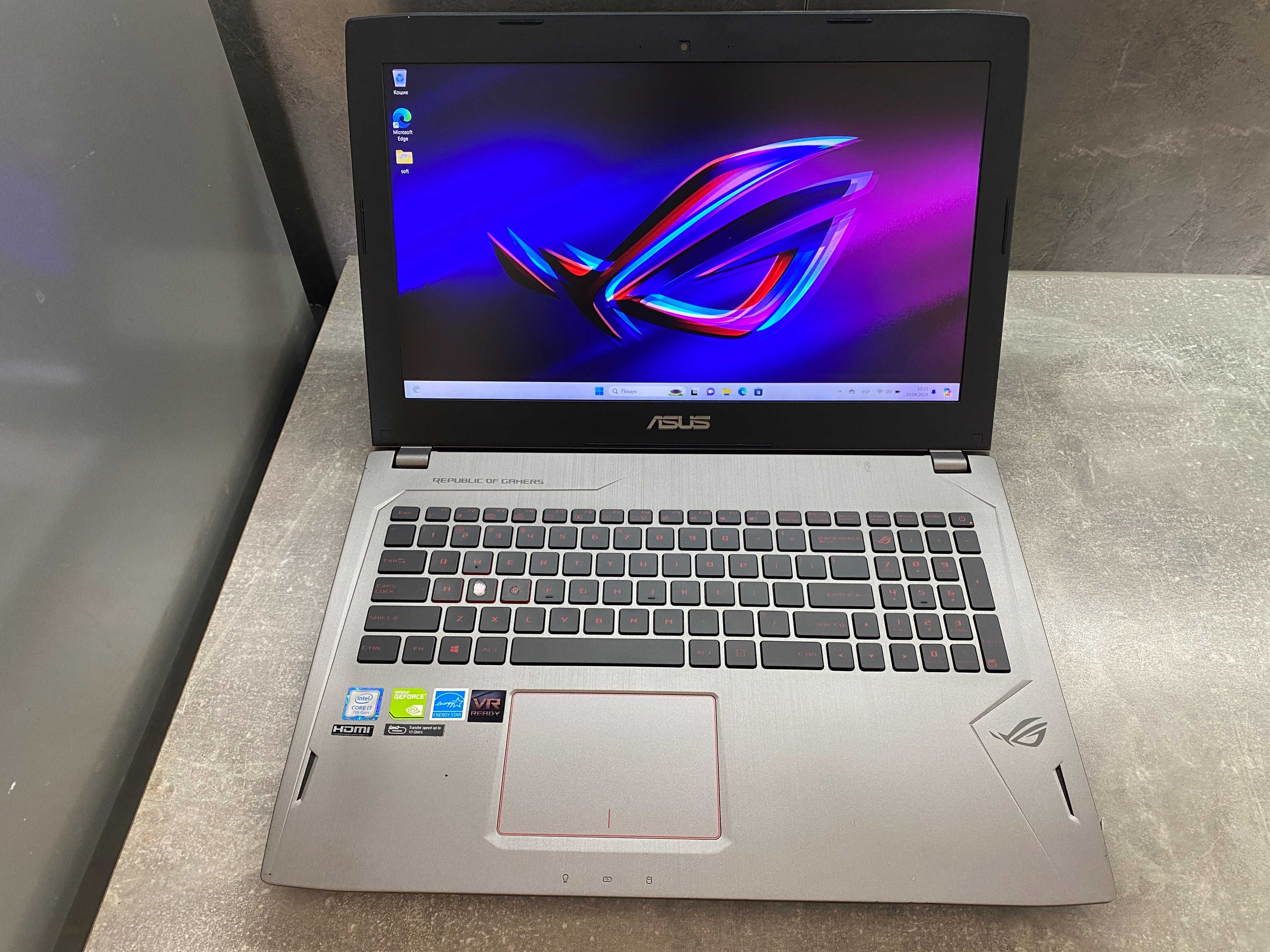 Ноутбук ASUS ROG GL502VS