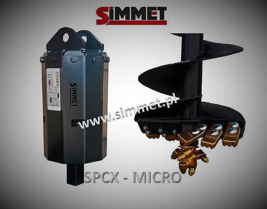 Wiertnica hydrauliczna  5 LAT GWARANCJI - SIMMET ®  Polska wiertnica