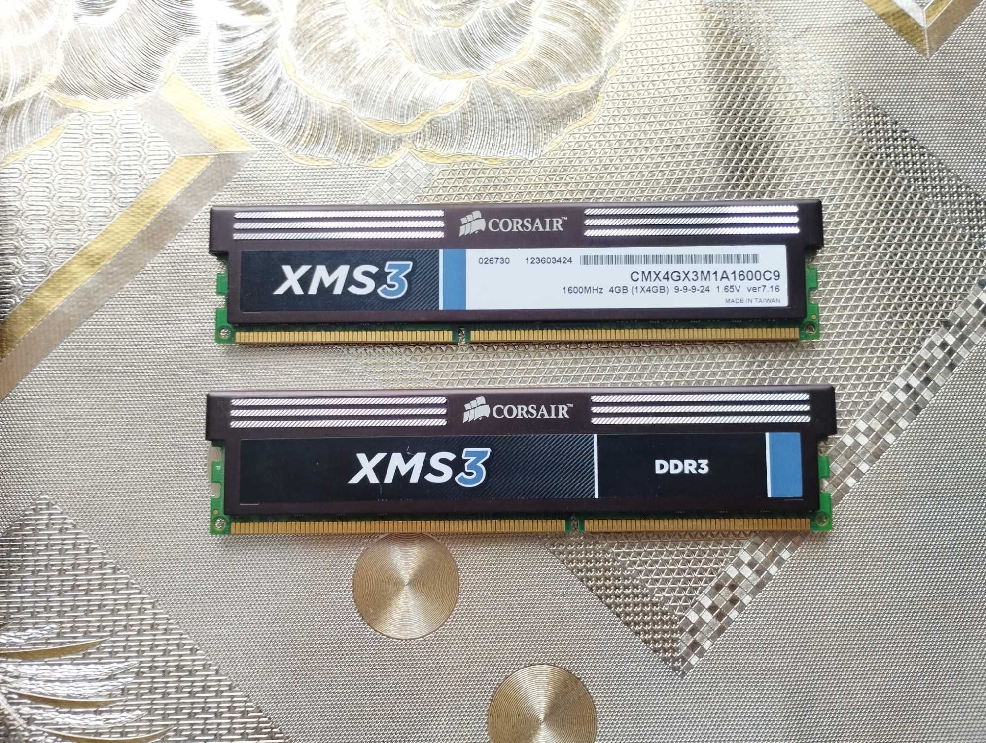 Оперативна память Corsair XMS3 DDR3 2*4 8Gb 1600MHz PC3-12800