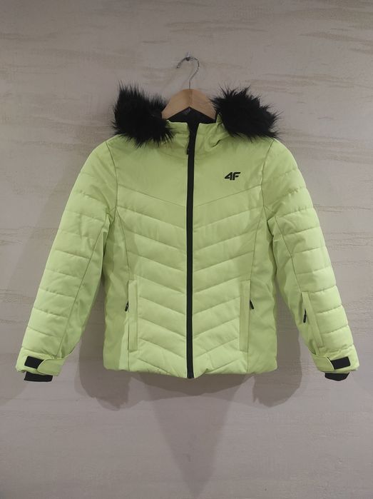 Kurtka zimowa narciarska dziewczęca 4f