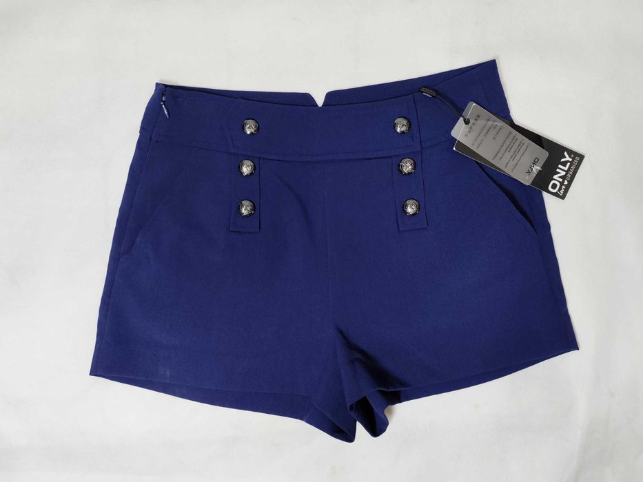 Eleganckie spodenki damskie 36 S szorty materiałowe ONLY SKD0016