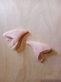 Elfie uszy nakładki przebranie używane siliconowe