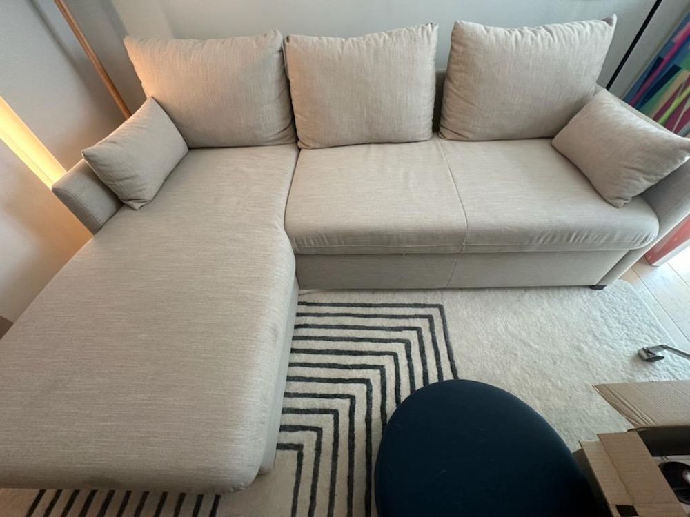 SOFÁ-CAMA 3 PAX QUASE NOVO