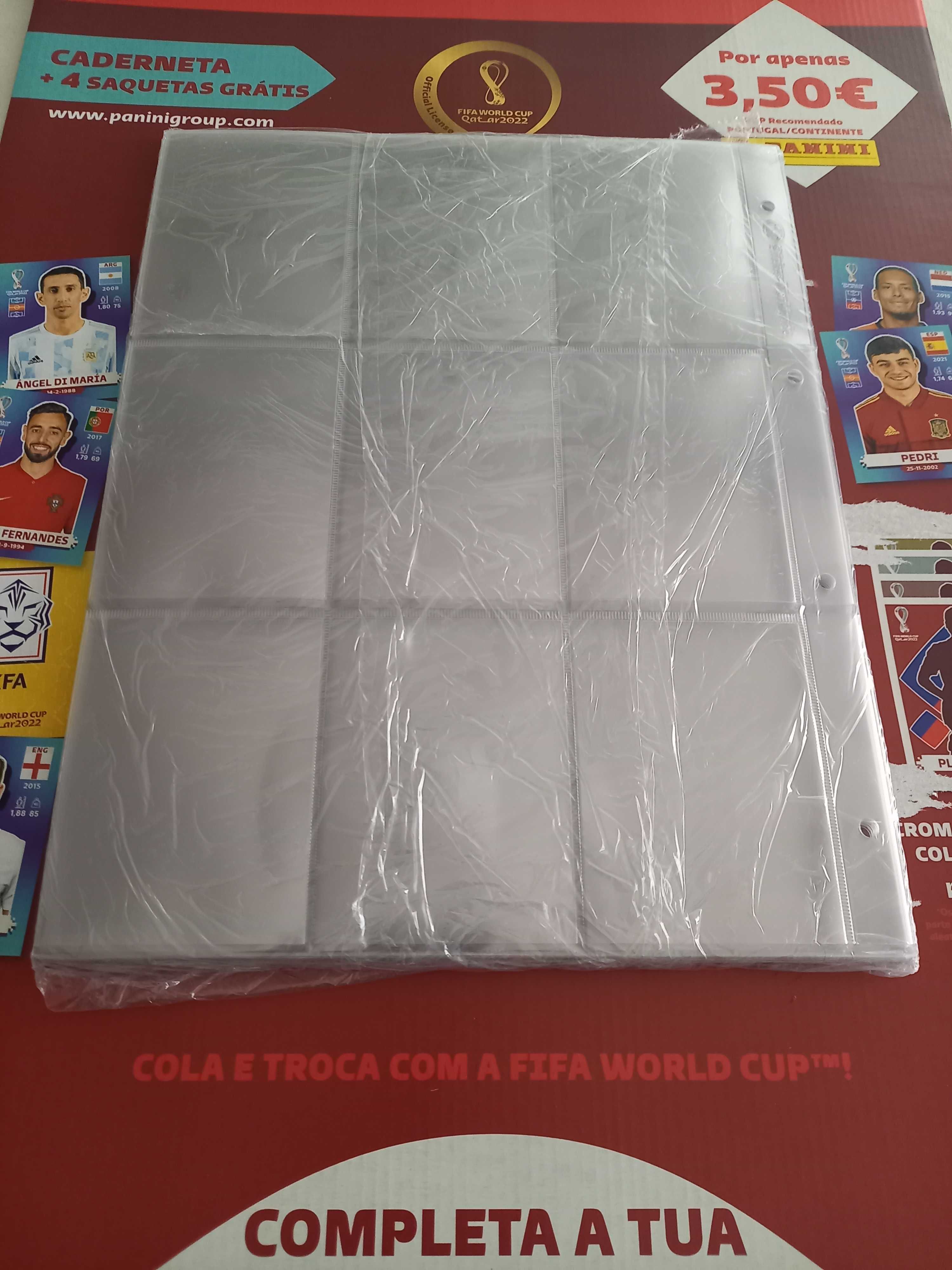 Arquivador de cromos,cards,calendários,selos etc Protecção/Plástico