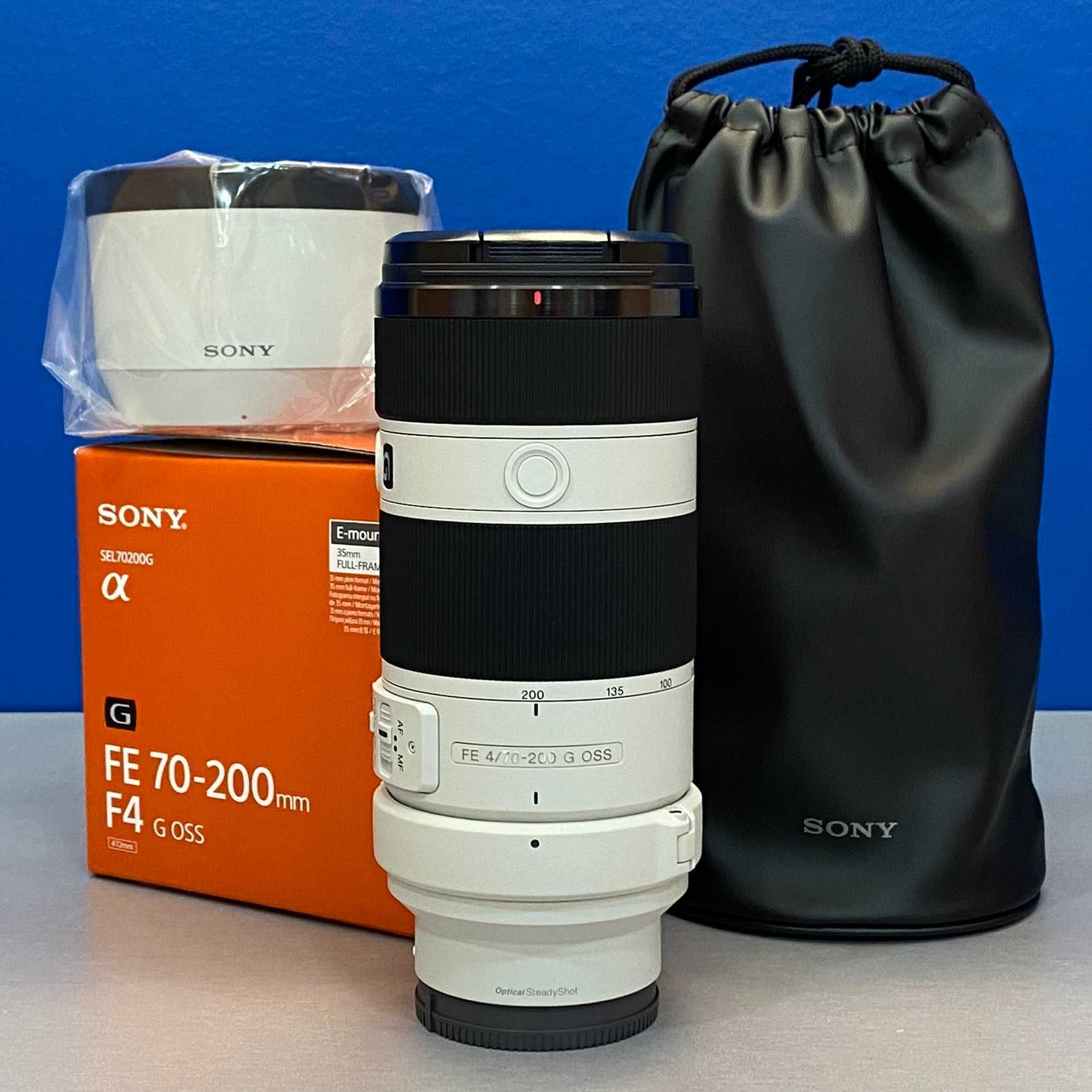 Sony FE 70-200mm f/4 G OSS - NOVA - 3 ANOS DE GARANTIA