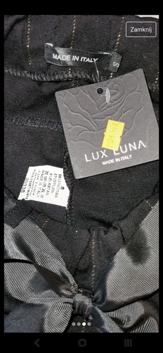 Spodnie Lux Luna garniturowe damskie