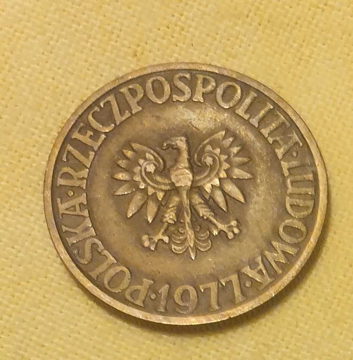 Moneta  5  ZŁOTYCH,  1977 r