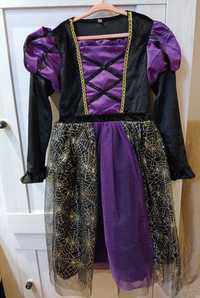 Czarownica wiedźma strój kostium 122/128 (130) bal karnawałowy