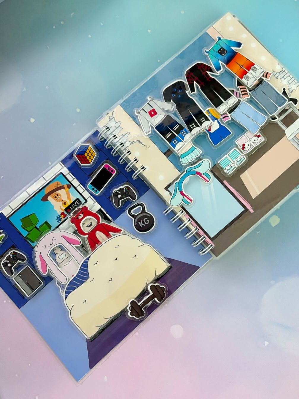 Роблокс roblox Brookhaven гра на липучках ліпучках книжка тока бока