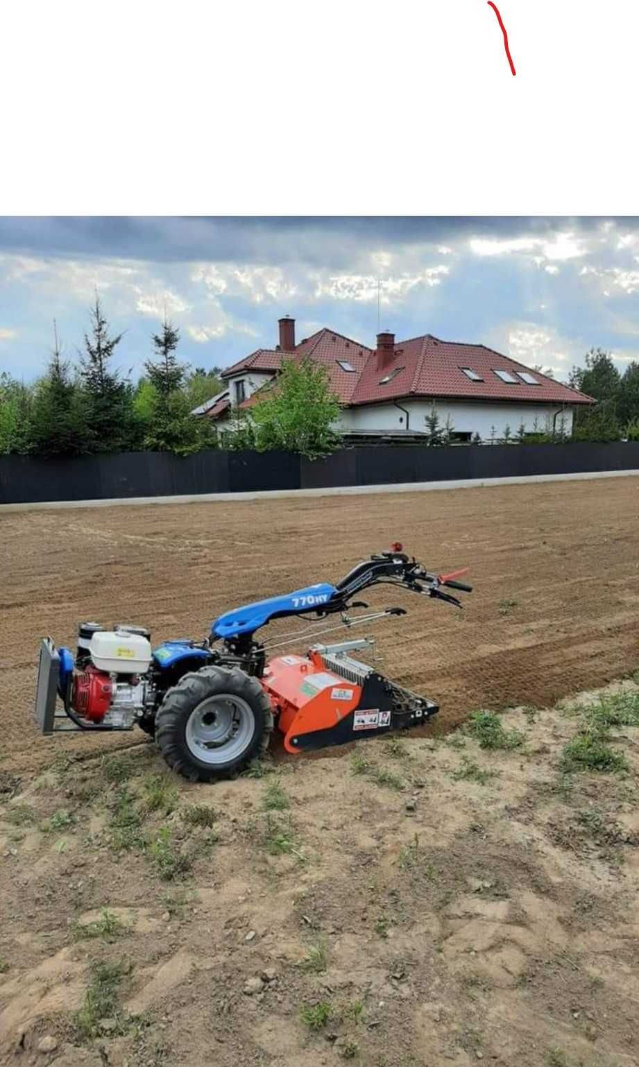 Glebogryzarka separacyjna na ciągniku BCS 770HY