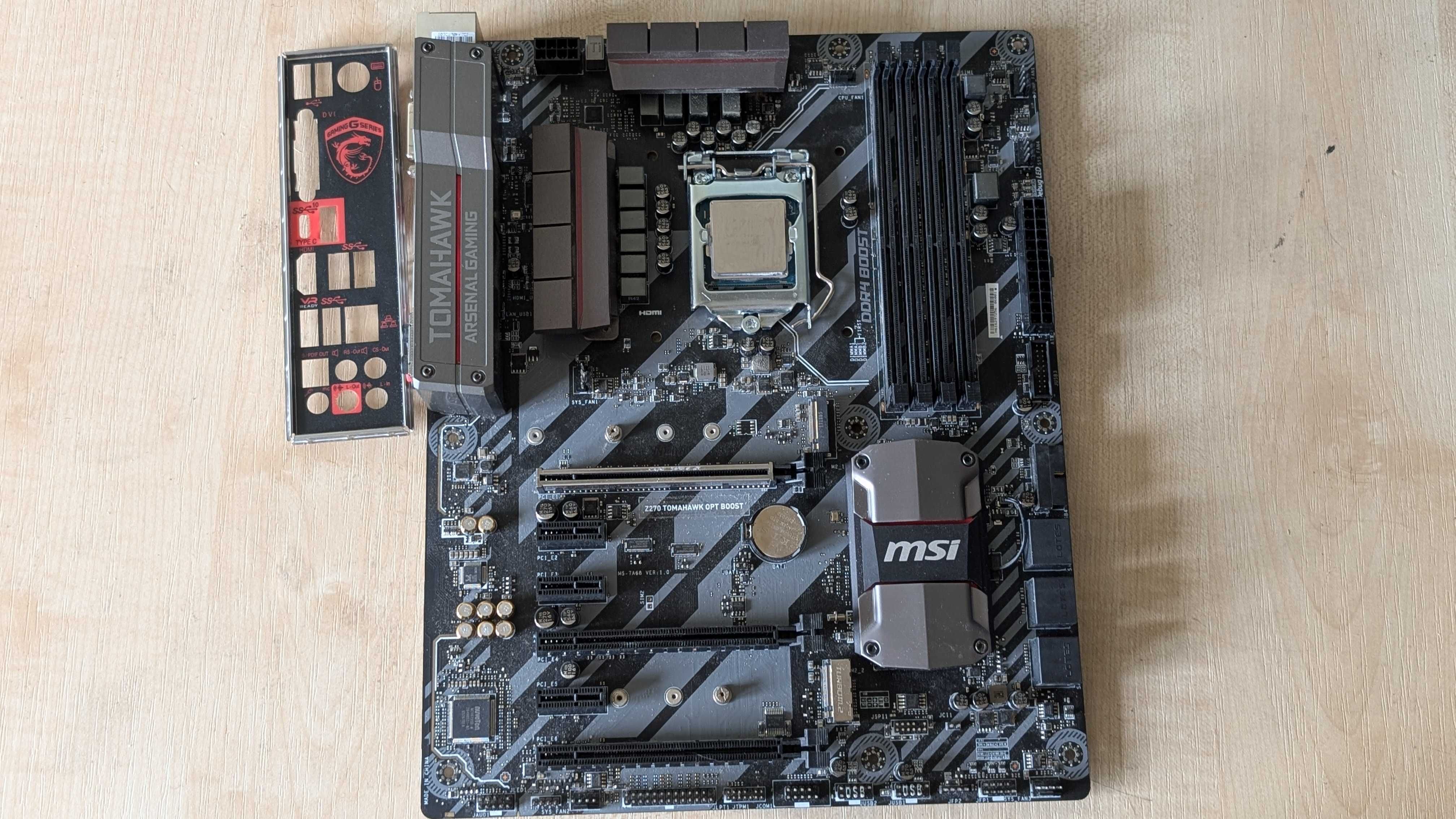 Материнська плата MSI Z270 Tomahawk OPT Boost з ньюансом
