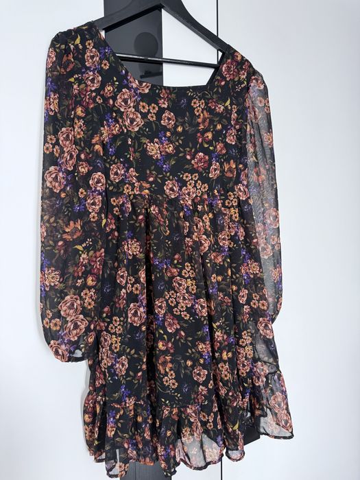 Шифонова сукня , у квітковий принт!