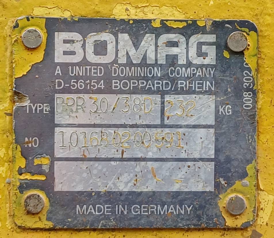 Zagęszczarka Bomag BPR 30/38D