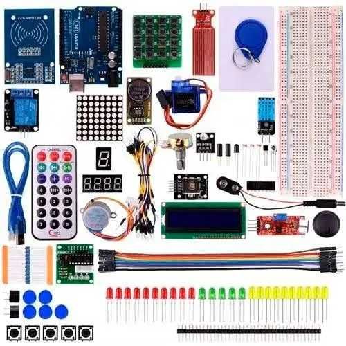 Навчальний конструктор Arduino Starter Kit на базі Uno R3 у кейсі