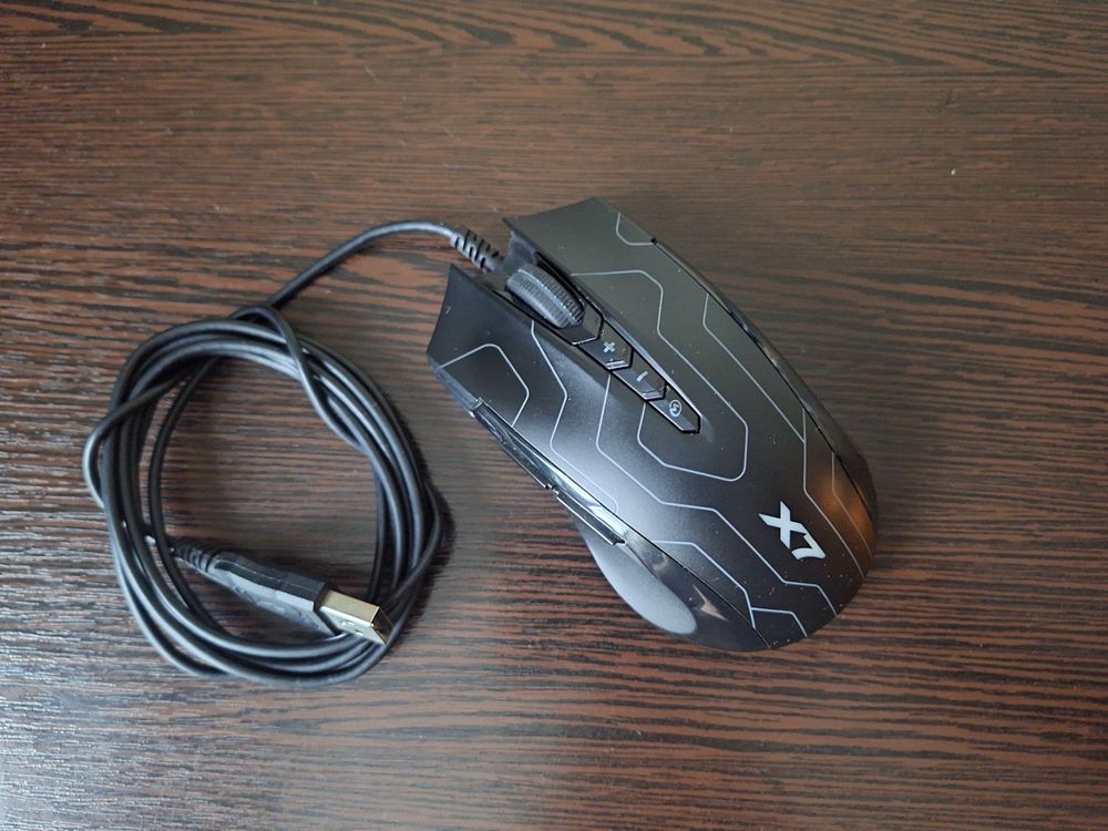 Мышь A4TECH X89 игровая с неоновой подсветкой 2400dpi usb