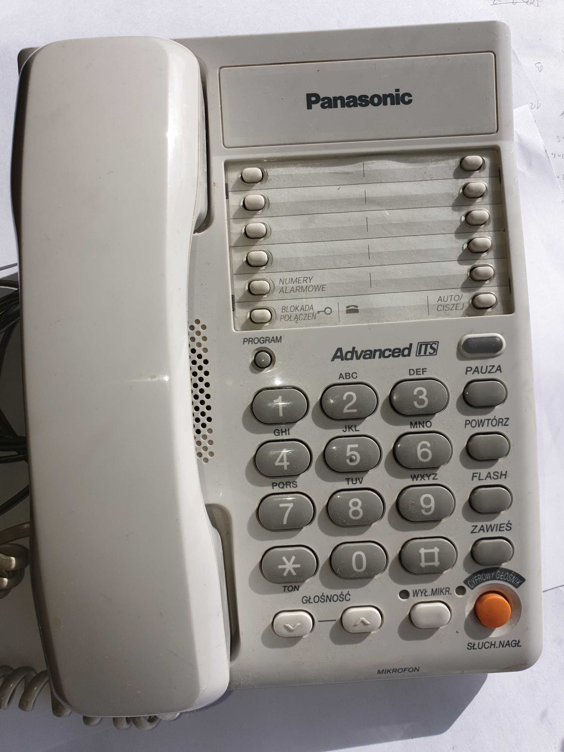 Telefon stacjonarny Panasonic, idealny do biura !