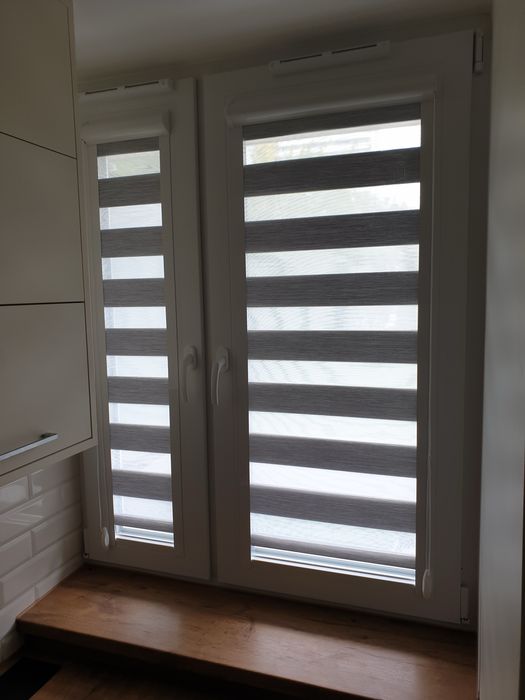 Rolety w kasecie gładkie dzień noc screeny refleksole