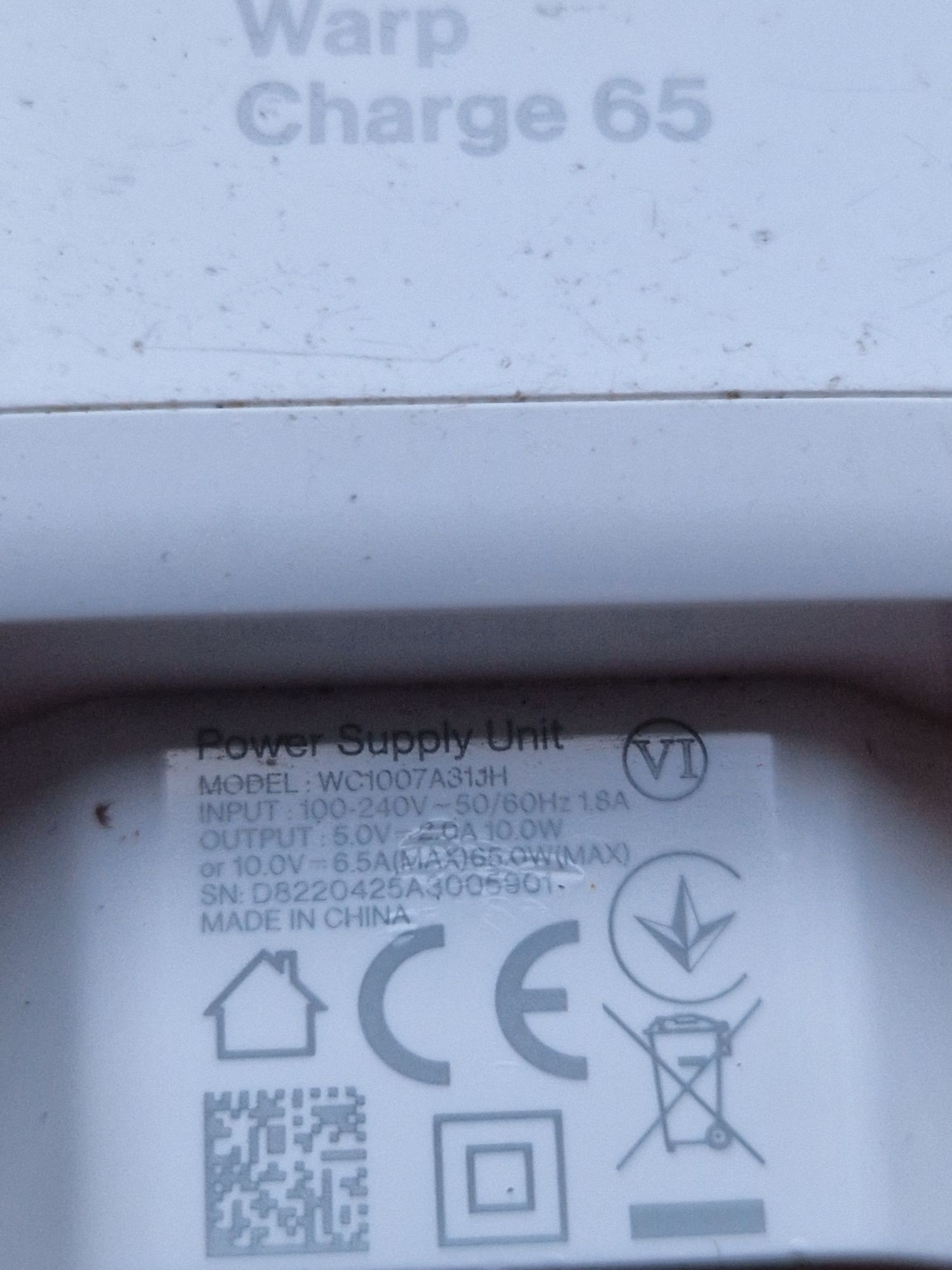Oryginalna ładowarka do telefonu One plus