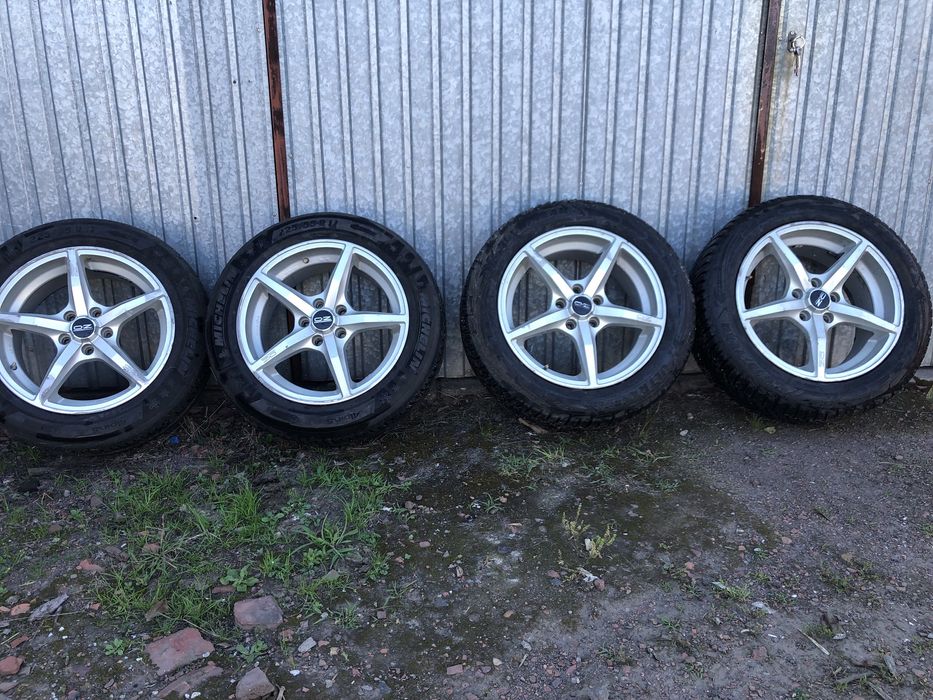 Alufelgi 5x112 R17 komplet z oponami zimowymi
