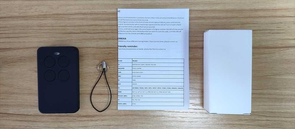 Comando Universal Rolling Code / Código Fixo 280mhz a 868mhz