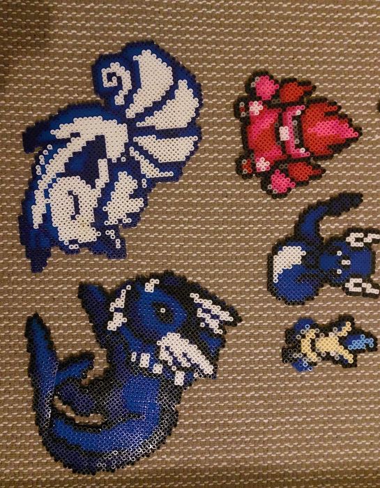 Pokemon Perler Varios tamanhos