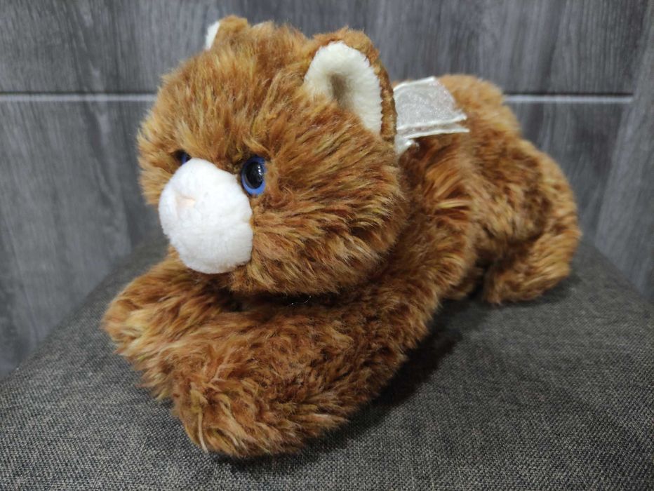 Классный винтажный рыжий кот котик, котенок, кошеня, киця 29 см Aurora